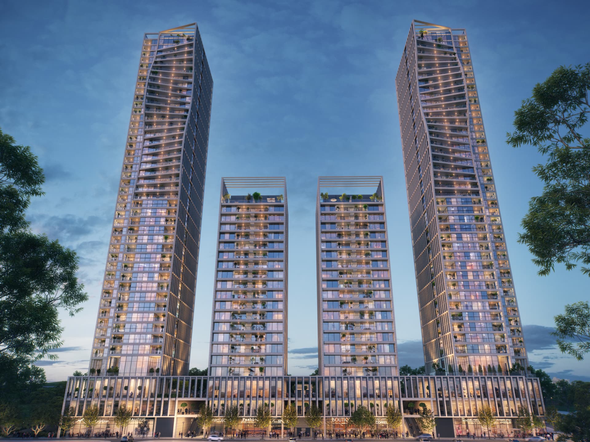 MATOBU Jerusalem towers